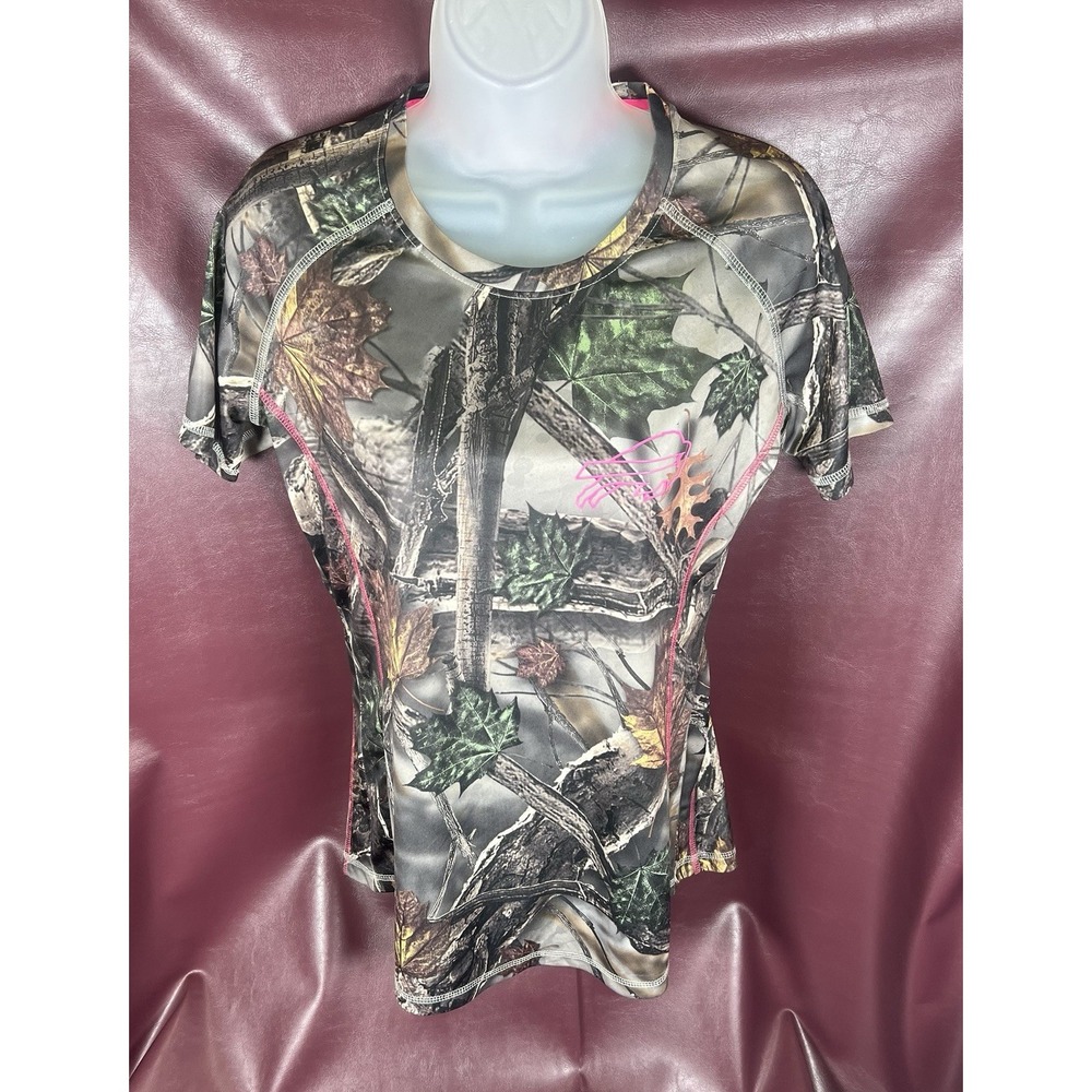 NFL - Buffalo Bills Camo Short Sleeve Majestic T-Shirt Womens Size Small